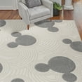 thumbnail image 4 of Disney Bravo Mickey Mouse Pop Art Modern Geometric Gray Indoor Area Rug, 8x10, 4 of 9