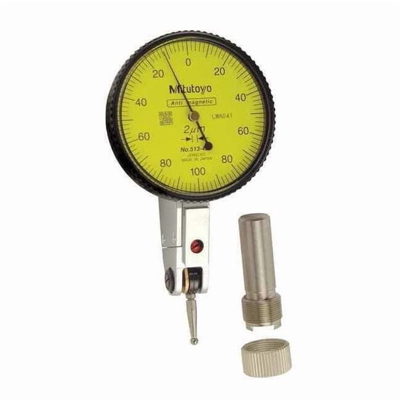 Mitutoyo Dial Test Indicator,Hori,0 to 0.2mm 513-405-10E