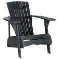 thumbnail image 3 of Safavieh Vista Outdoor Adirondack Chair w/ Wine Glass Holder - Grey, 3 of 8