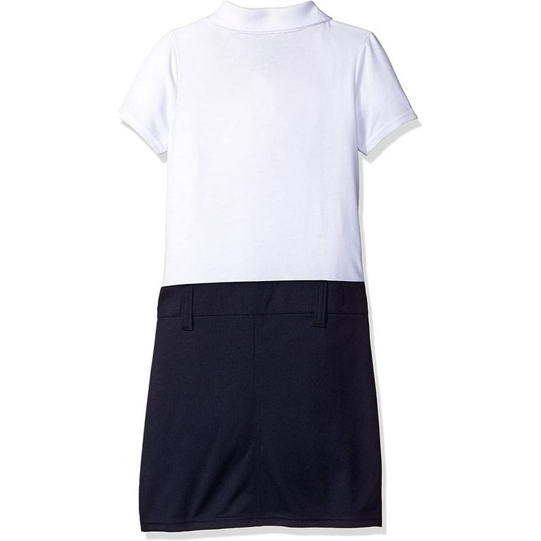 French Toast Girls 4 14 Belted Polo Dress White 5 Walmart