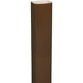 thumbnail image 2 of Spectra Metals 2 In. x 3 In. x 15 In. K-Style Brown Aluminum Downspout Extension, 2 of 2