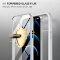 thumbnail image 3 of IBAOLEA Glass+ Case for iPhone 12 Pro Max 6.7 inch, 2020 Full-Body Clear Bumper Case with Built-in 9H Tempered Glass Screen Protector for iPhone 12 Pro Max, White, 3 of 7