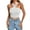 White, variant on Vmvidoty Womens Criss Cross Halter Sweater Vest Tops Summer Sleeveless Pullover Casual Lightweight V Neck Knit Tank Top Brown S