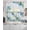 Blue Green, variant on Blue Hydrangea Swag Valances for Windows, Small Curtains Drapes, Linen Texture Butterfly Spring Floral Kitchen Window Curtains Over Sink Window Treatment Valance for Bedroom/Bathroom 56"x36"