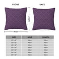 thumbnail image 2 of Pofeuu Retro Florals Purple Print Double-sided plush pillowcase Square Throw Pillow Covers Pillows Cover for Living Room Bedroom Sofa Couch Cushion Cover（No pillow core）-26"x26", 2 of 7