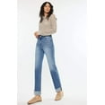 thumbnail image 5 of Kancan - Trini High-Rise Straight Jeans with 2.5" Single Cuff (30" Inseam) - Essential, KC20065M, 5 of 8