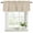 Cream, variant on Red Burlap Texture Curtain Valances for Windows, Kitchen Valance Window Treatments Panel 2 Pack, Farmhouse Vintage Red Rod Pocket Short Curtains for Bathroom Bedroom 42 x 18 Inch