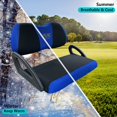 thumbnail image 6 of 10L0L Golf Cart Front Seat Cover Set for Yamaha and Club Car Precedent Cart Part Accessories, Blue, 6 of 7