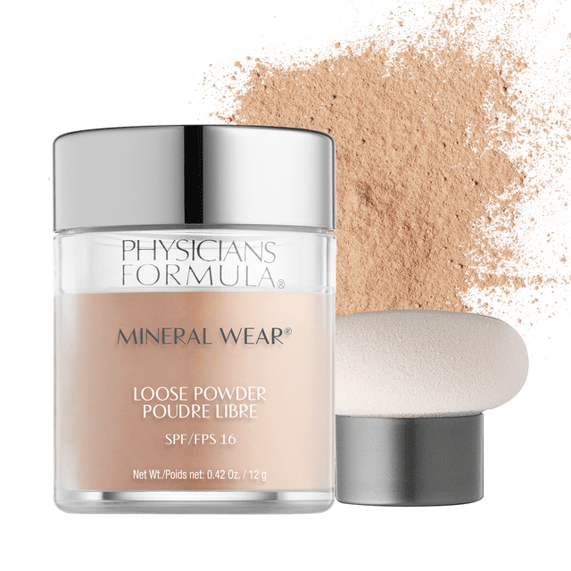 Physicians Formula Mineral Wear Loose Powder, Creamy Natural, 0.49 oz, Foundation Makeup
