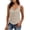 Kaki, variante sur XuJwPNcy Débardeurs Sans Manches pour Femmes Col Rond T-Shirt à Carreaux Chemises Boutonnées Vêtements d'Été Mode Vêtements Fins Décontractés