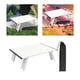 thumbnail image 3 of Mesa de camping plegable Mesa de playa Mesa de camping portátil de aleación de aluminio plegable Blanco, 3 of 9