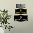 thumbnail image 2 of Fancy Portable Ladder Sign (Brushed Gold) - Large, 2 of 4