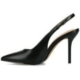 thumbnail image 2 of Journee Womens Elenney Mid Heel Pointed Toe Pumps, Widths Available, 2 of 9