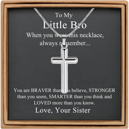 Brother Cross Necklace Graduation, Multi Cross Necklace