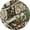 Vista Camo, variant on Men's Waterproof Neoprene Hunting Rain Boots, Adjustable Wide Calf Rubber Muck Work Boots, Kanati Camo, Size 11