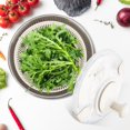 thumbnail image 3 of RAINBEAN Salad Spinner Stainless Steel Large, Multi-Use Lettuce Spinner Wash Spin and Dry Fruits and Vegetables with Drain Bowl C, 3 of 8