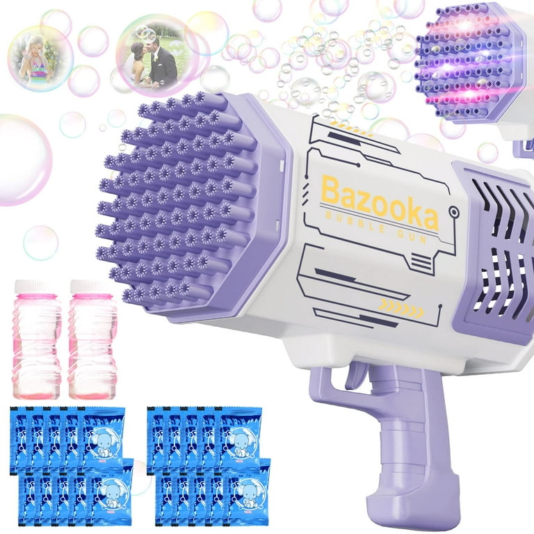  Doohickey Bubble Blaster Bubble Making Gun, 1000 Bubbles per  Minute, 2 Bubble Solution, 20-30 Minutes Working Time, Perfect for Birthday  Parties, Pools, Photos, and Videos : Toys & Games