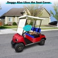 thumbnail image 5 of 10L0L Golf Cart Seat Covers for Yamaha G2 G9 G16 G19 G22 & Club Car DS Pre-2000, E-Z-GO Marathon, Blue, 5 of 9