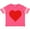Football Pink and White, variant on Inktastic Red Heart Boys or Girls Toddler T-Shirt