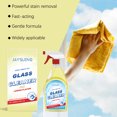 thumbnail image 2 of Lemon Glass Cleaner - Streak-Free Decontaminating Spray for Dust & Stains, 200ml, 2 of 5