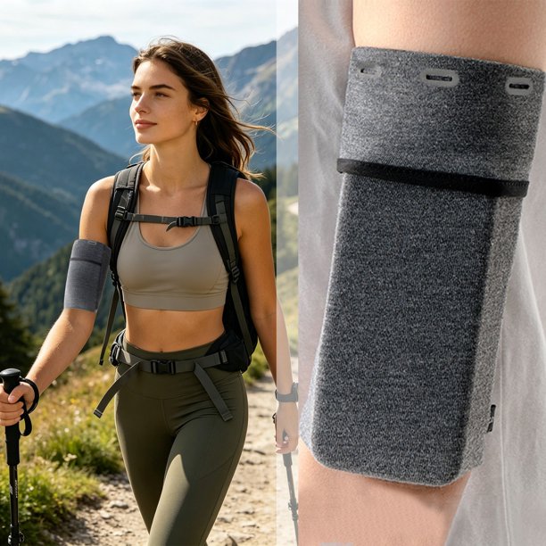 Multifunctional Sports Armband Phone Water Resistanted Running Armband bag Night reflective breathable large capacity sports Armband for Cycling Armband