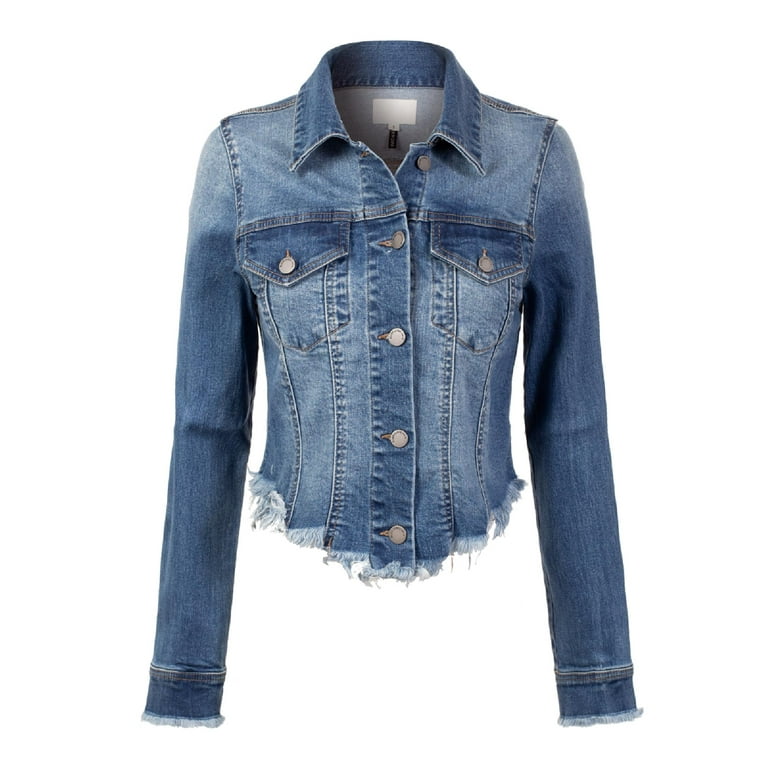 Walmart womens jean jacket outlet