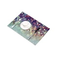 thumbnail image 3 of MKHERT Abstract Glitter Sparkling Christmas Lights Placemats Table Mats for Dining Room Kitchen Table Decoration 12x18 inch,Set of 4, 3 of 4