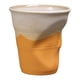 thumbnail image 1 of Taza de café de cerámica de 11.8 oz, moderna, para uso doméstico, interior y exterior, para té, café con leche y bebidas. Naranja, 1 of 9