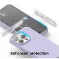 thumbnail image 3 of ELEHOLD Liquid Silicone Case for iPhone 15 Pro Max 6.7 Inch Case, for iPhone 15 Pro Max, Slim Lightweight Soft Shockproof Phone Cover with Anti-Scratch Soft Microfiber Lining,Purple, 3 of 4