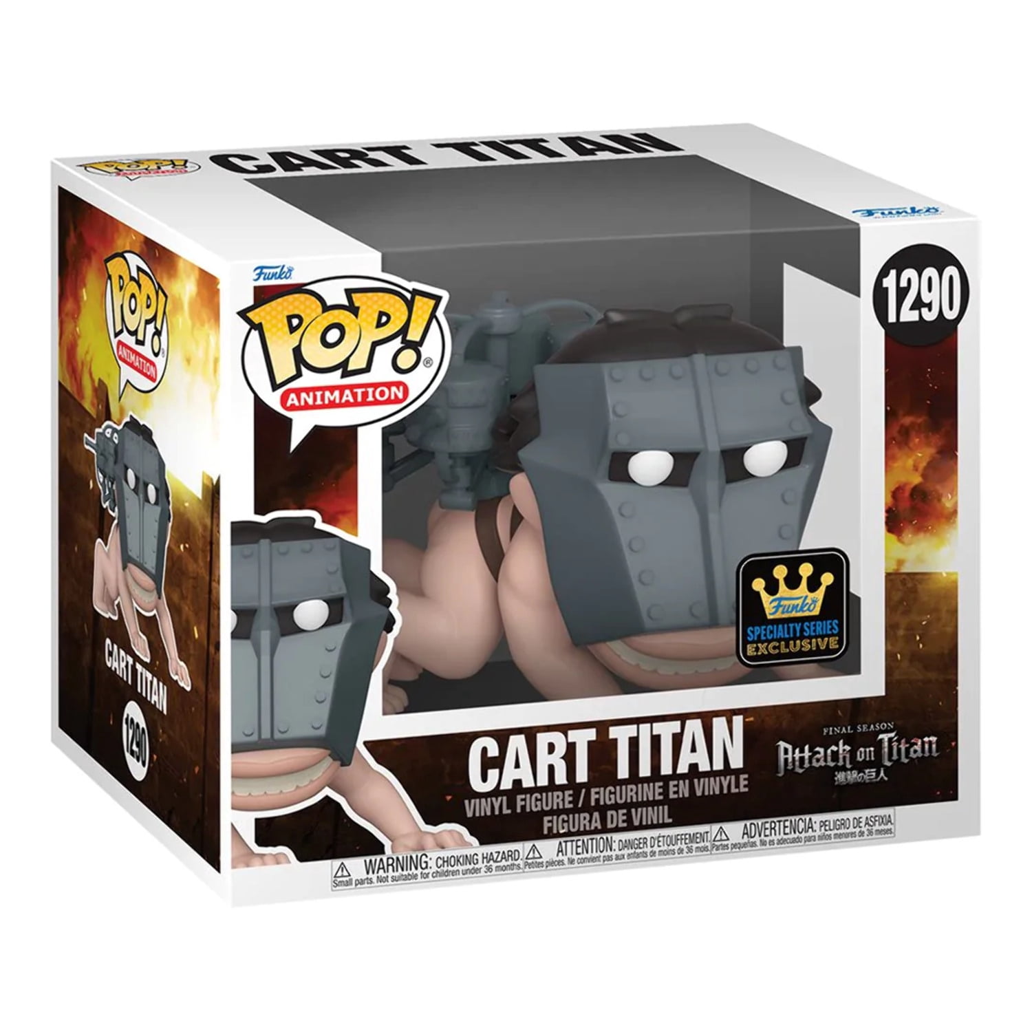 FUNKO POP! SUPER: Attack on Titan  - Cart Titan, Funko, Gifts
