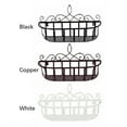 thumbnail image 3 of Stylish Garden Decor Iron Wall Mounted Flower Pot Stand Hanging Planter Rack Plant Holder Plant Basket COPPER, 3 of 8
