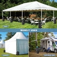 thumbnail image 4 of ZheElen Ensemble de 4 Pcs avec Auvent, Poids de Base Universel pour Parasol, Bleu 10L, 4 of 6