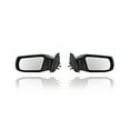 thumbnail image 2 of Door Mirror - Cooling Direct Fit/For 96301JB10E; 96302JB10E 08-13 Nissan Altima-Coupe 2.5L - Pair, Both Left Hand Driver + Right Hand Passenger Set, Power, Without Signal Lamp, Smooth Black, 2 of 3