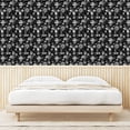 thumbnail image 3 of Ambesonne Buds Pattern Peel & Stick Wallpaper for Home, Dreamy Floral Gothic, 13"x72", Charcoal Grey Pale Grey, 3 of 5