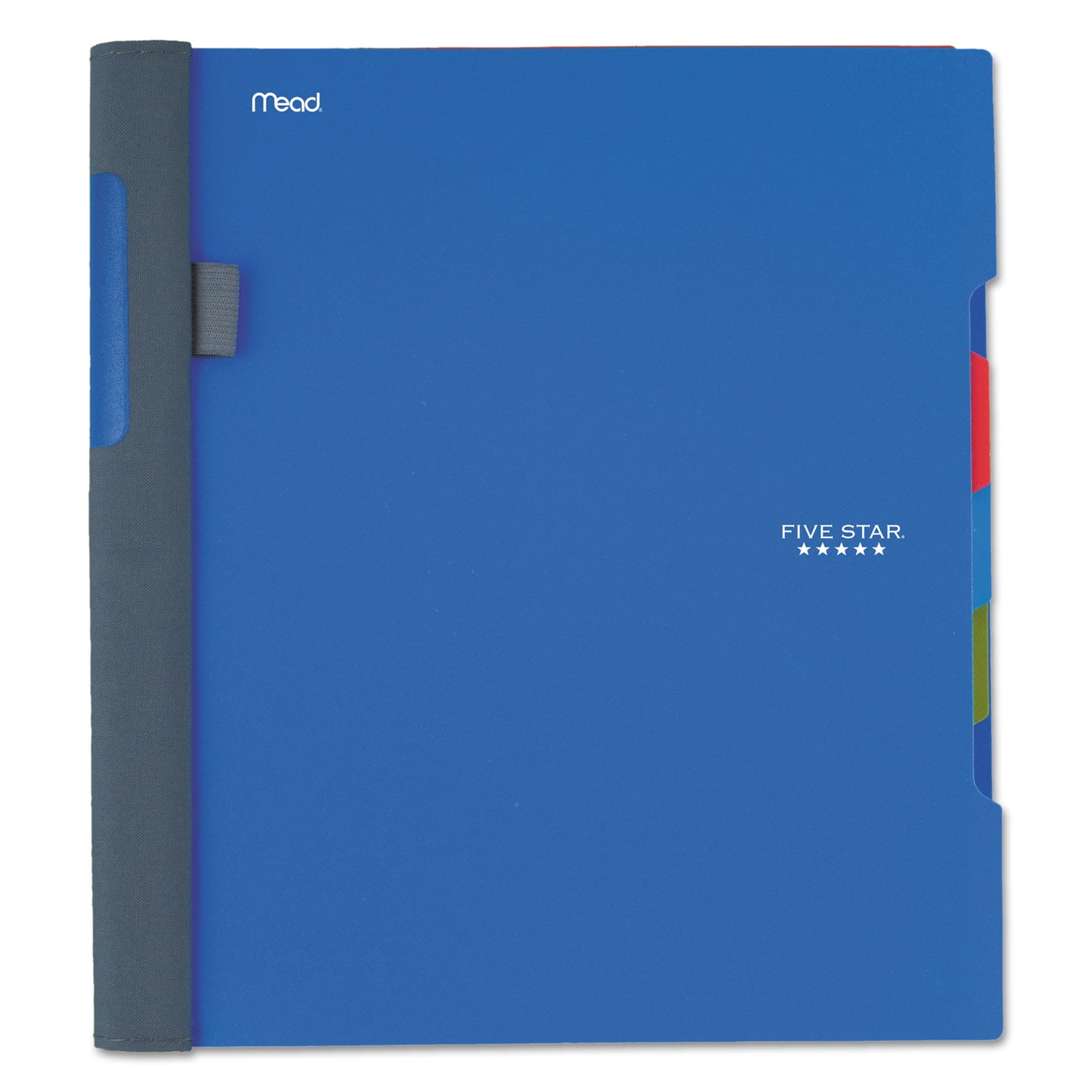 1PC Five Star Advance Wirebound Notebook, Six Pockets, 3-Subject, Medium/College Rule, Randomly Assorted Cover Color, (150) 11 x 8.5 Sheets
