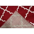 thumbnail image 3 of Contemporary Trellis Modern Geometric Area Rug RED 635 furnishmyplace- 7'8"x9'8", 3 of 6