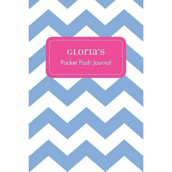 Gloria's Pocket Posh Journal, Chevron, (Paperback)