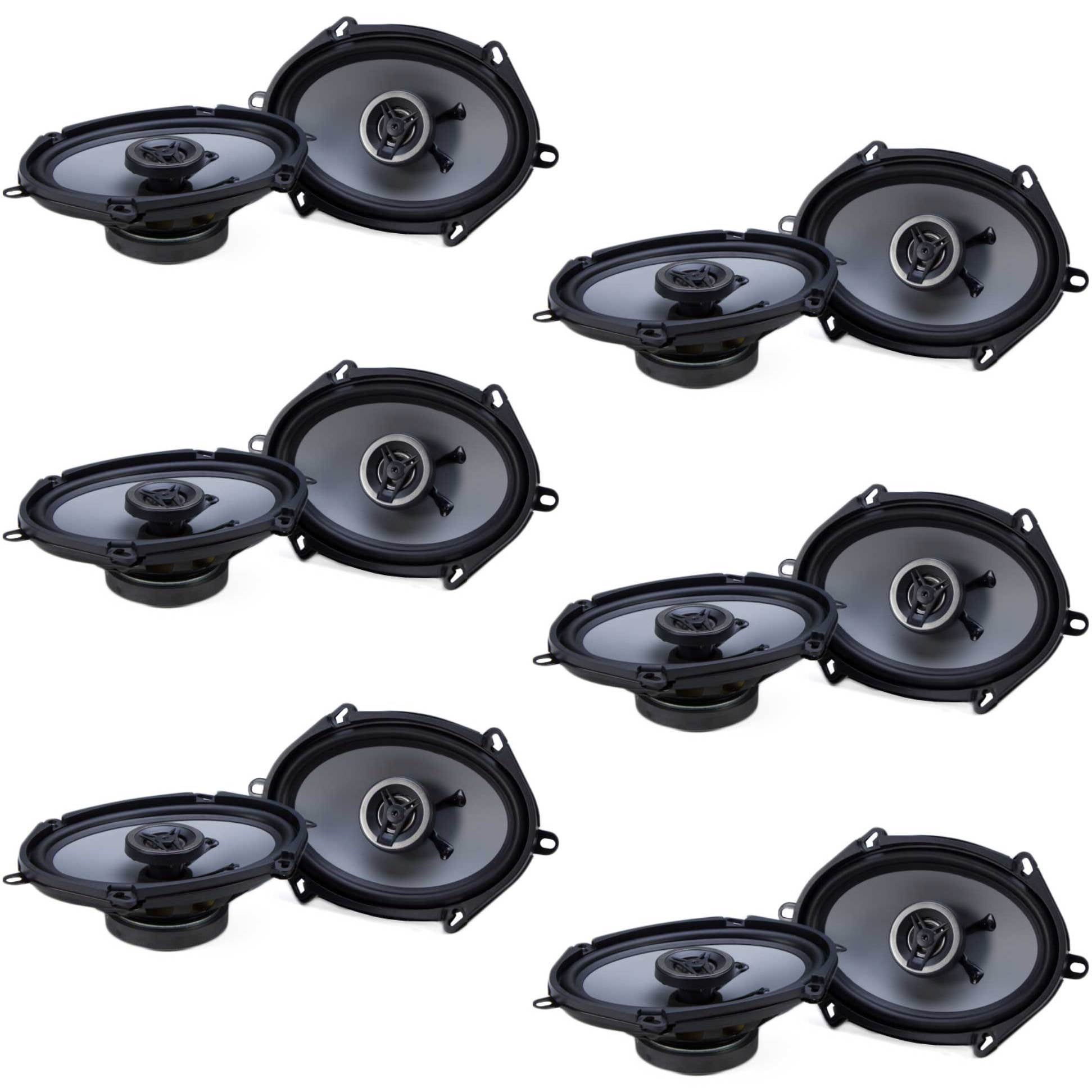 Crunch 250W Full Range 2 Way Coaxial Car Audio 5x7 by 6x8" Speaker (12