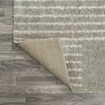 thumbnail image 6 of JONATHAN Y MOROCCAN HYPE 3 x 5 Area Rug, Petra Abstract Stripe Geometric Shag - Gray/Ivory, MOH407B-3, 6 of 9