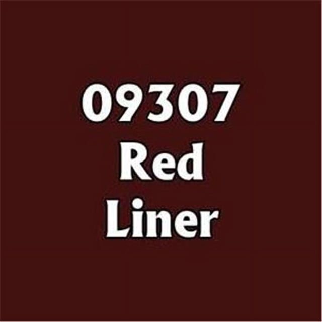 Reaper Miniatures REM09307 0.5 oz Master Series Paint Core Colors Dropper Bottle, Red Liner