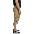 thumbnail image 5 of BRANDIT INDIVIDUAL WEAR Adult Male Relaxed Cargo Shorts, Color: Beige, Size: L (2001-20003-L), 5 of 6