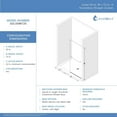 thumbnail image 7 of DreamLine SDLI30W720XTX04 Linea 30" W x 72" H Frameless Shower Screen in Brushed Nickel, 7 of 7