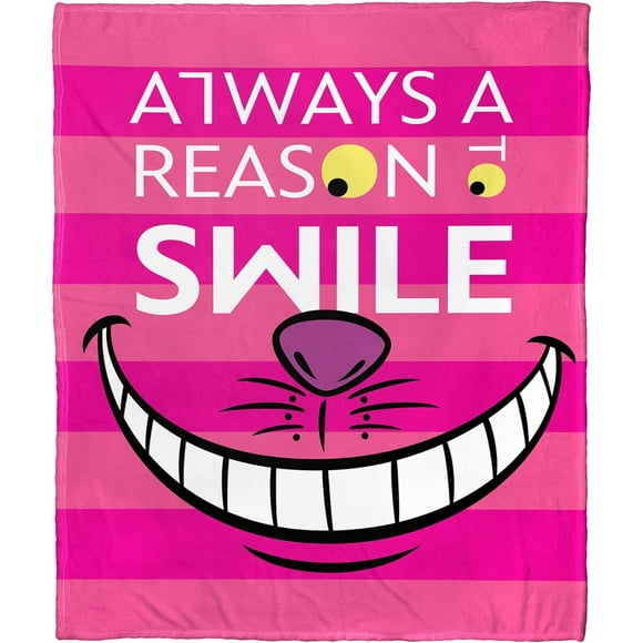 100 Silk Touch Throw Blanket, 50" X 60", Always A Reason To Smile