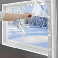 thumbnail image 7 of Adjustable Window Insulation Kit Cuttable Transparent Film with Adhesive Straps Reusable Window Plastic for Winterizing Thicken Thermal Waterproof Insulation Cover Warm Winter, 7 of 7