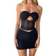 thumbnail image 3 of Traje De Falda De Mujer Conjunto de 2 unidades de falda elegante, conjunto de faldas con lazo de encaje ajustado, conjunto de ropa informal femenina Cgtredaw para Mujer Negro T L, 3 of 7