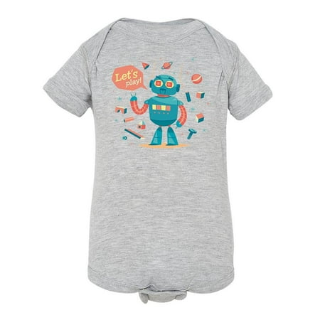 

Robot Let s Play Bodysuit Infant -Image by Shutterstock 18 Months