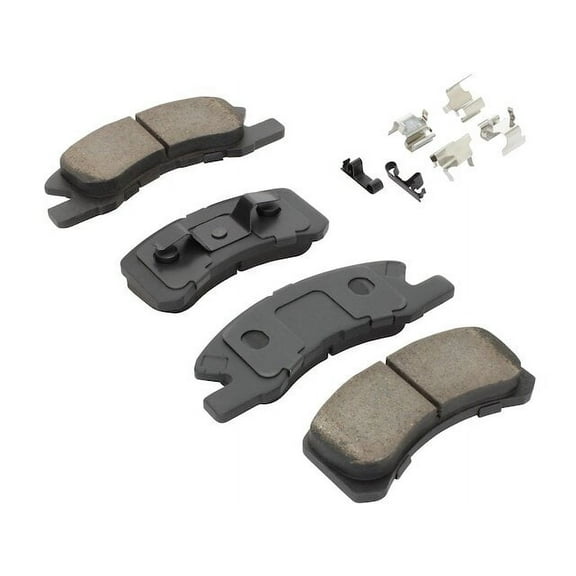 Front Brake Pad Set - Compatible with 2017 - 2023 Mitsubishi Mirage G4 2018 2019 2020 2021 2022