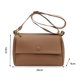 thumbnail image 3 of Bolso bandolera para mujer Bolso de hombro de moda de cuero PU para deportes al aire libre (caqui) Likrtyny Para Estrenar, 3 of 9
