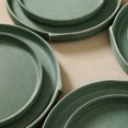 thumbnail image 5 of Stone Lain Bao 4-Piece Salad Plate Set Stoneware, Green, 5 of 6