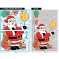 thumbnail image 1 of Pegatinas de decoración navideña para ventana, calcomanías de Santa Claus para árbol de Navidad, calcomanías para puerta de vidrio, pegatinas para ventana, 1 of 4